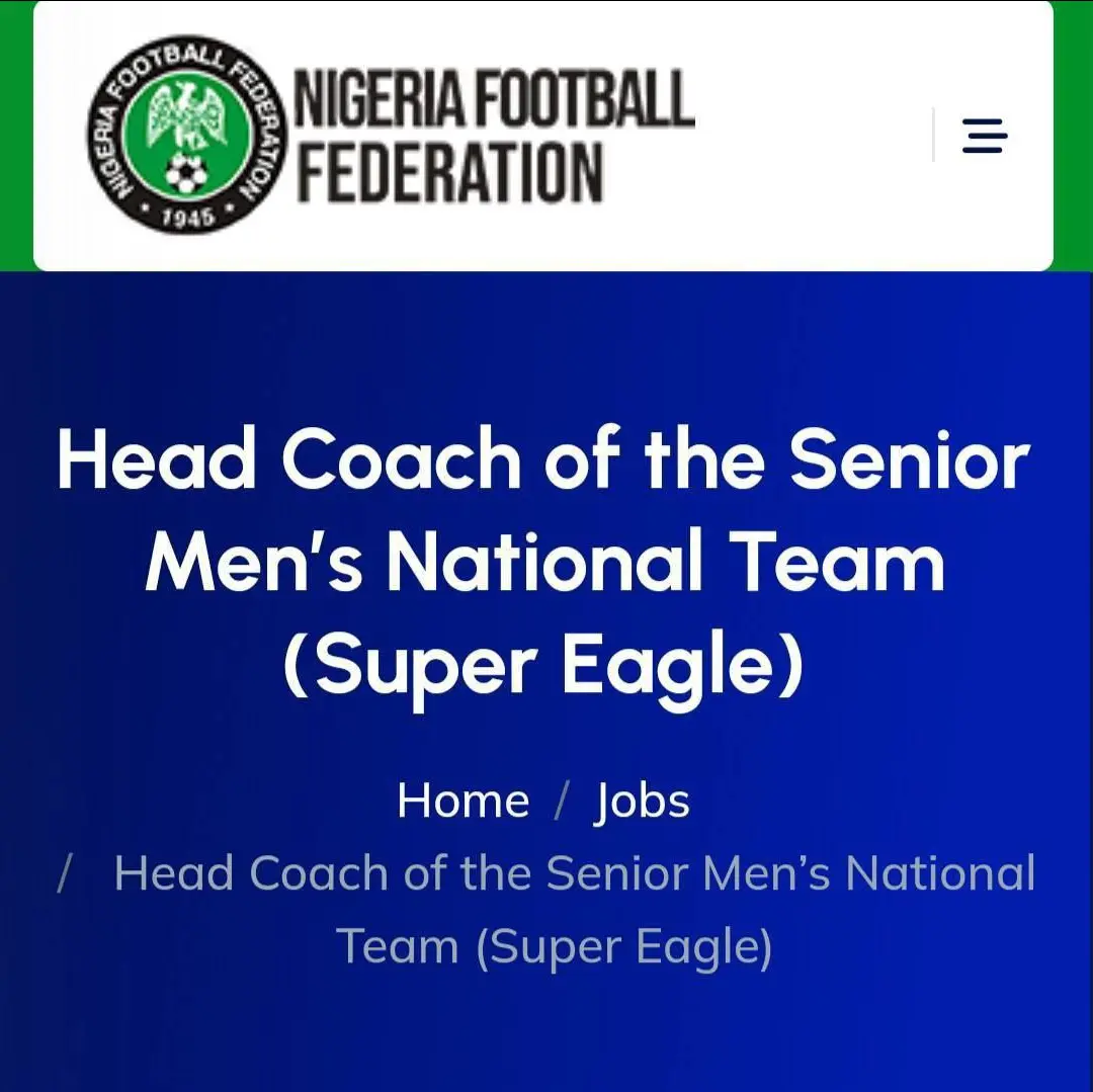 کار عجیب فدراسیون فوتبال نیجریه در انتخاب سرمربی
