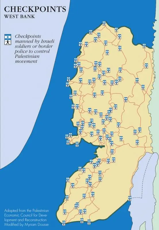 نقاط ایست و بازرسی اسرائیل