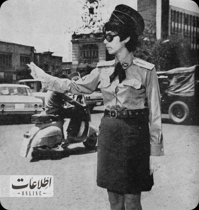  پلیس زن راهنمایی و رانندگی در تهران+ عکس