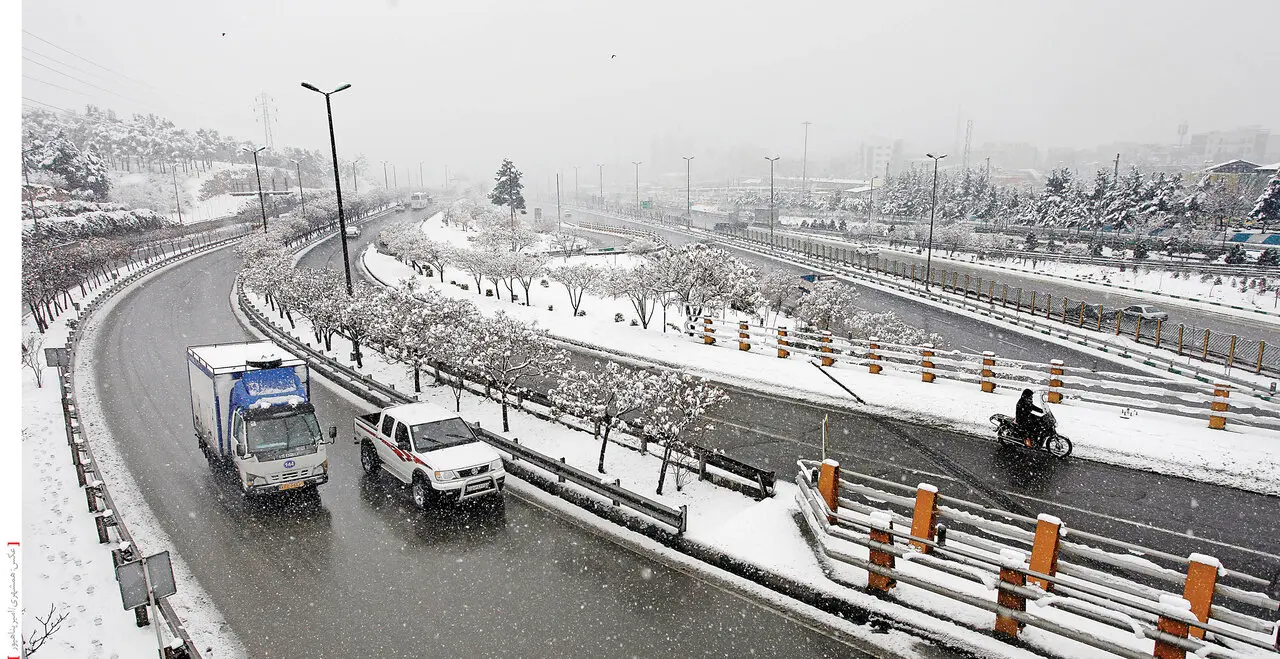 جدیدترین و آخرین وضعیت راه‌های کشور به خاطر برف امروز جمعه ۲۳ دی