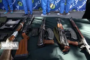17 قبضه سلام جنگی و بیش از ۳۰۰ فشنگ در این شهر