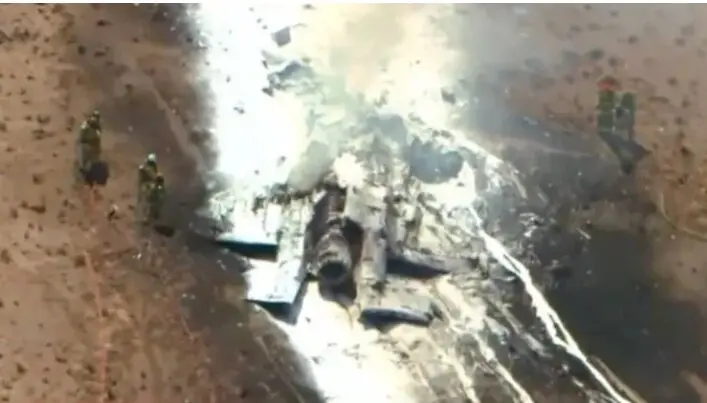 جنگنده اف-۳۵ آمریکا در نیومکزیکو سقوط کرد