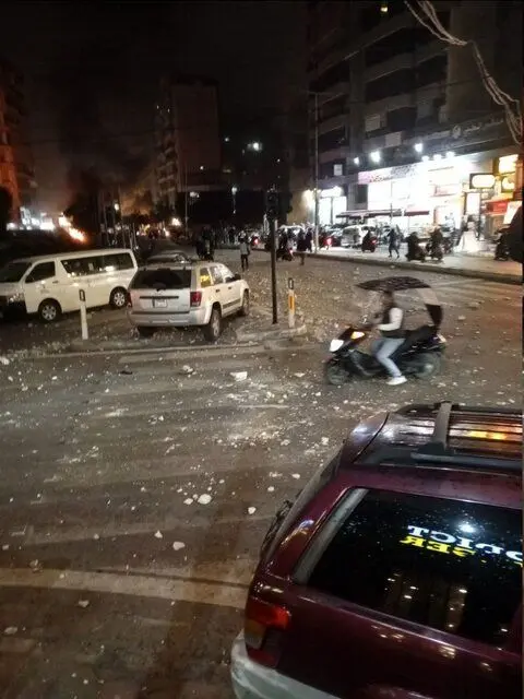 عکس جدید از انفجار در بیروت امروز
