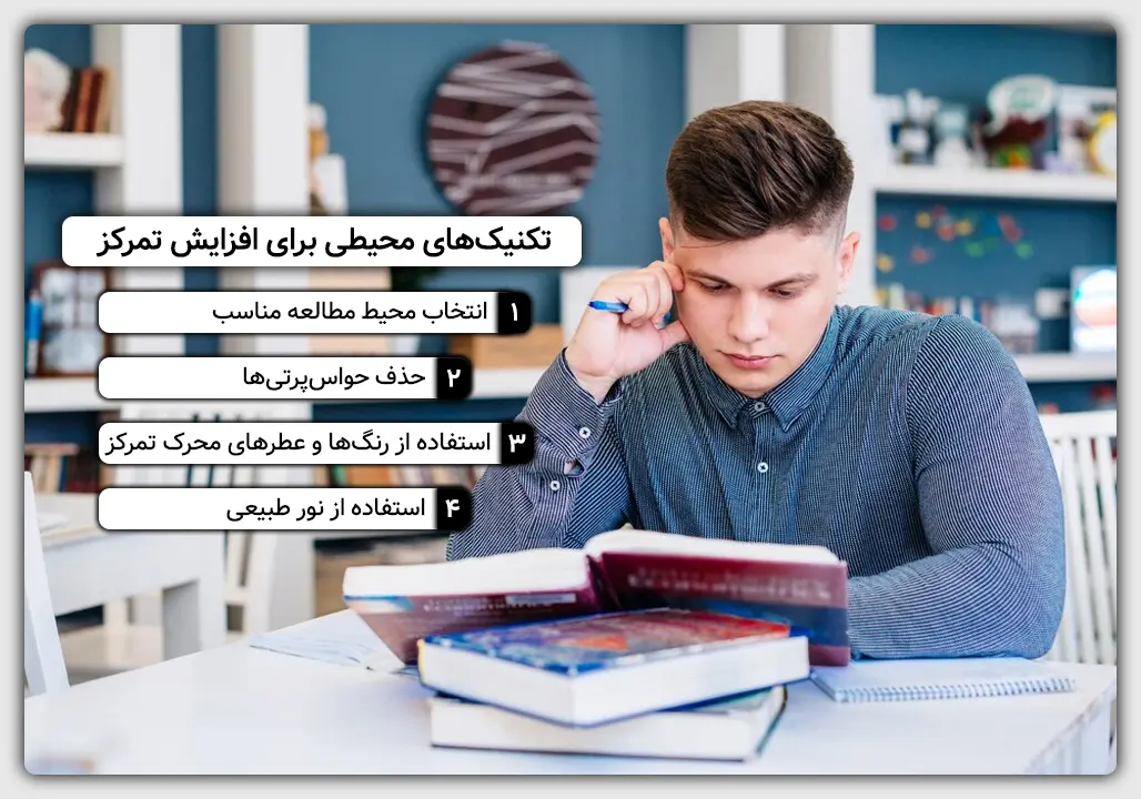 افزایش تمرکز در مطالعه با تکنیک های مشاوره تحصیلی (25 تکنیک کاربردی)