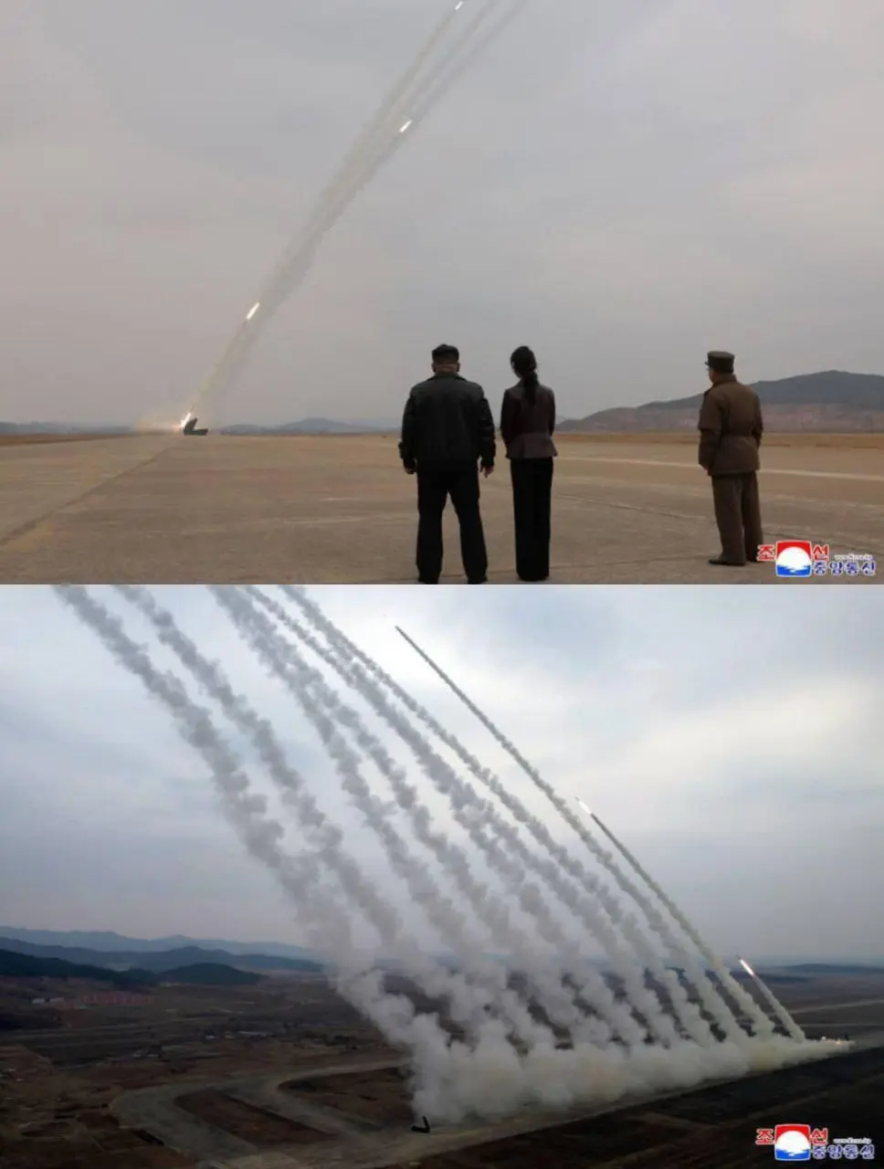 حضور دختر کیم جونگ اون در رزمایش موشکی پدرش