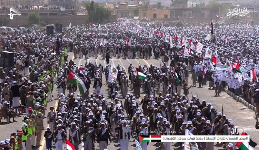 آغاز بسیج مردمی انصارالله یمن برای اعزام نیرو به غزه