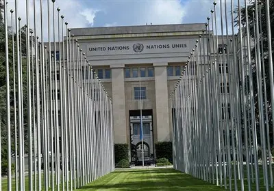 نیمه برافراشته شدن پرچم سازمان ملل به احترام شهدای ایرانی