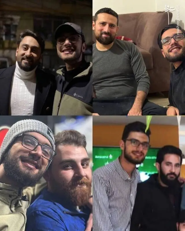 تمام افرادی که در این تصویر دیده میشوند، به شهادت رسیدهاند.
