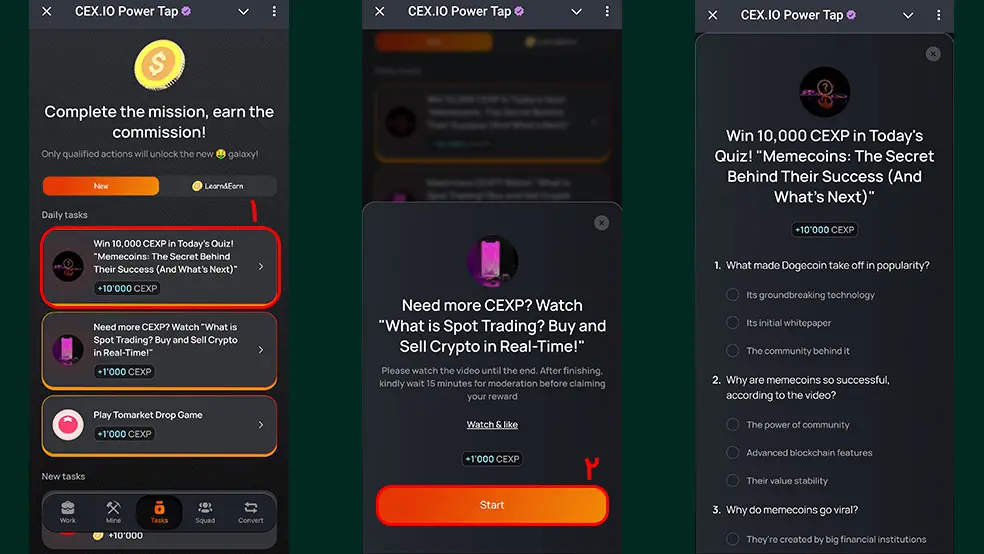 جواب سوالات CEX امروز ۲۱ آذر ماه + همه سوالات و آموزش