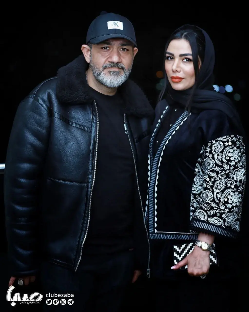 مهران غفوریان و همسرش در جشنواره +عکس