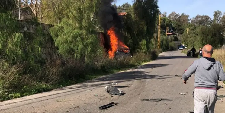 حمله پهپادی اسرائیل به یک خودرو در جنوب لبنان