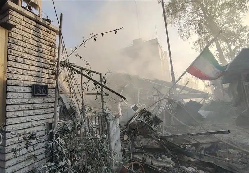ببینید| حمله اسرائیل به ساختمان نزدیک سفارت ایران در دمشق/ شهادت ۶ نفر