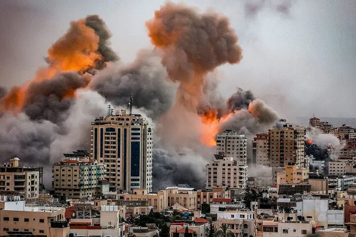 آتش سنگین روی شمال اردوگاه النصیرات غزه