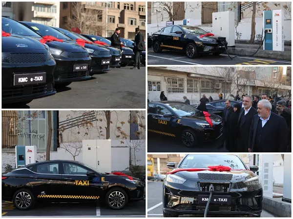 تاکسی برقی به تهران رسید/عکس تاکسی برقی جدید