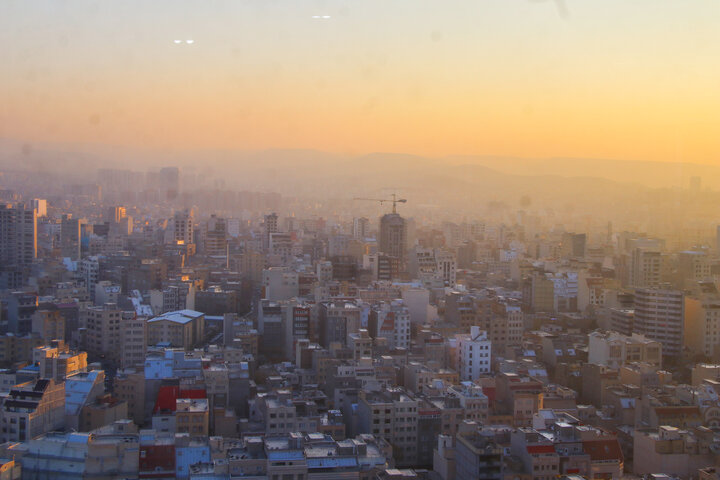 شاخص آلودگی هوای تهران امروز شنبه ۲۵ آذر ۱۴۰۲