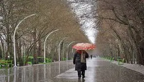 بارش باران در تهران/ کاهش محسوس دما از فردا