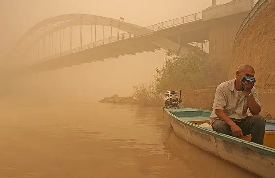 آلودگی خوای خوزستان