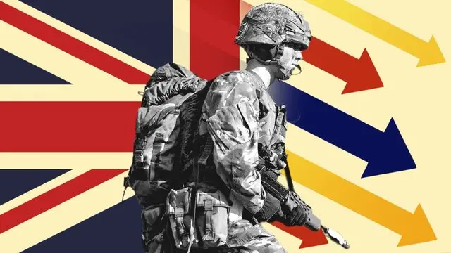 قدرت نظامی رو به زوال انگلیس