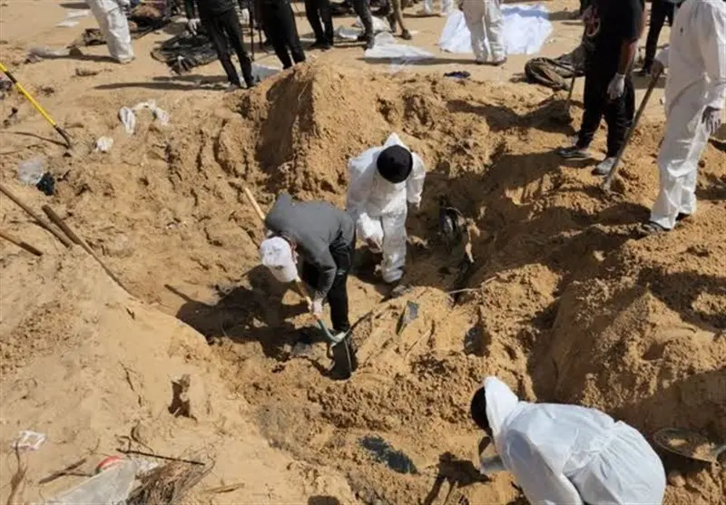 گورهای جمعی و اجساد خاکستر شده در غزه