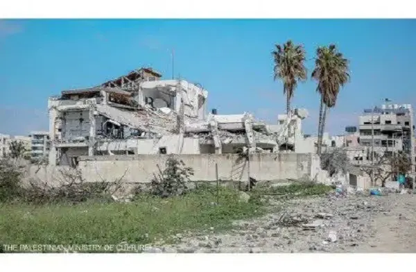 تصاویر دردناک از تخریب خانه یاسر عرفات توسط اسرائیل
