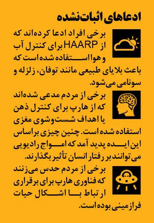 هارپ مقصر اصلی عدم بارش ها در ایران است؟