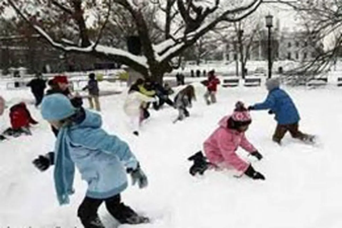 تعطیلی مدارس به خاطر برف