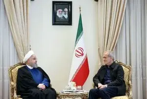 روحانی با پزشکیان دیدار کرد