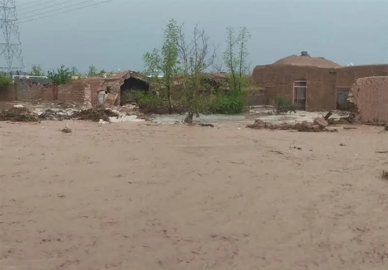 خراسان جنوبی در محاصره سیل؛ بعضی روستاها تخلیه شدند| انسداد برخی محورهای مواصلاتی +عکس
