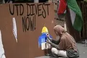 خط و نشان پلیس آمریکا برای دانشجویان حامی فلسطین