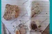 تصویر کشف دستگاه‌ جاسوسی اسرائیل به شکل سنگ صخره‌ای
