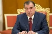 پیام رئیس جمهور تاجیکستان به روحانی