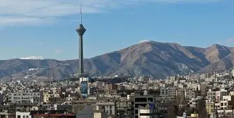 کیفیت هوای تهران در مرز آلودگی 