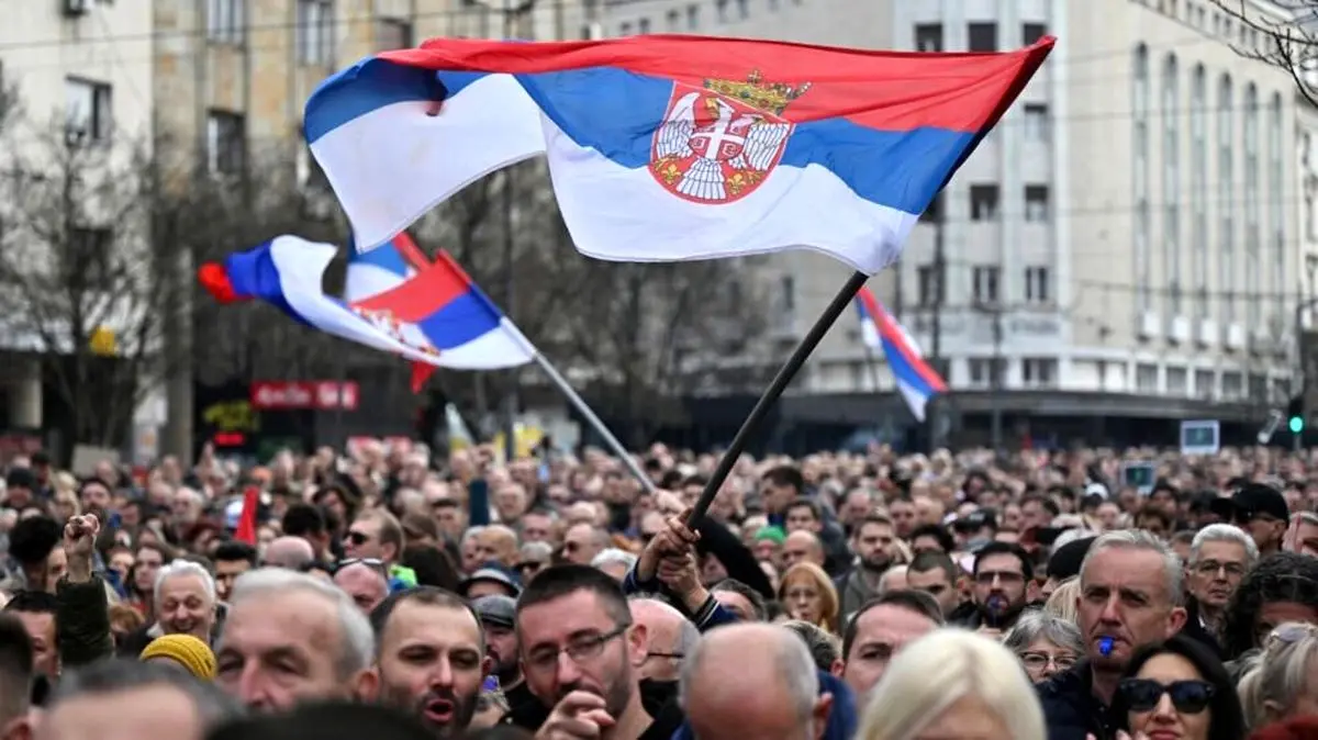 صربستان و بلگراد دوباره هرج و مرج شد