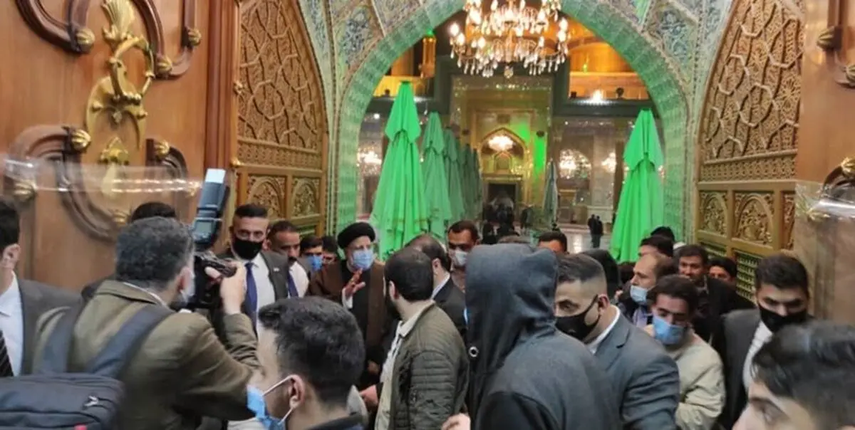  استقبال گرم مردمی و رسمی از آیت الله رئیسی در عراق