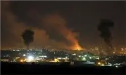 حمله هوایی مجدد صهیونیست‌ها به نوار غزه