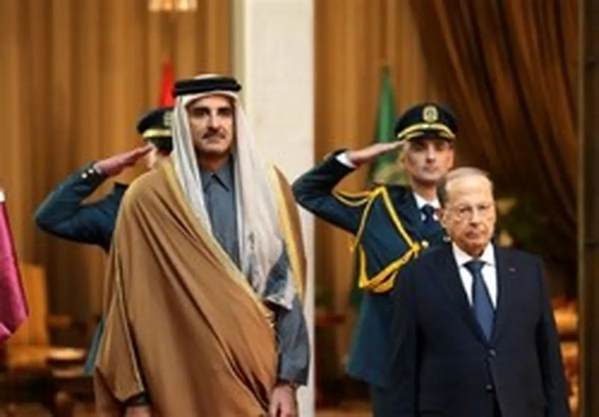 علت مشارکت امیر قطر در نشست اقتصادی بیروت
