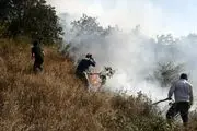 مهار آتش سوزی جنگل‌های ارسباران با حضور گسترده نیروهای مردمی