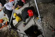 چاه کارگری را بلعید