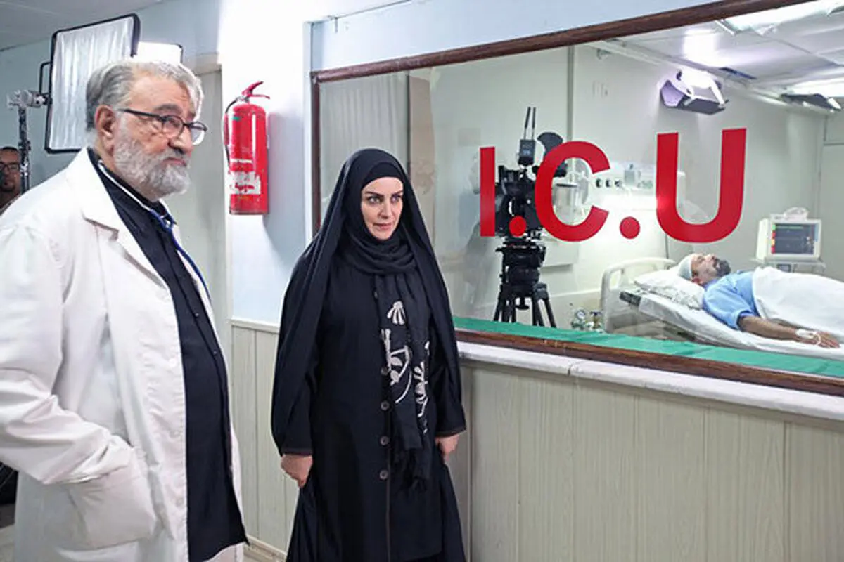 
امیرحسین صدیق روی تخت بیمارستان