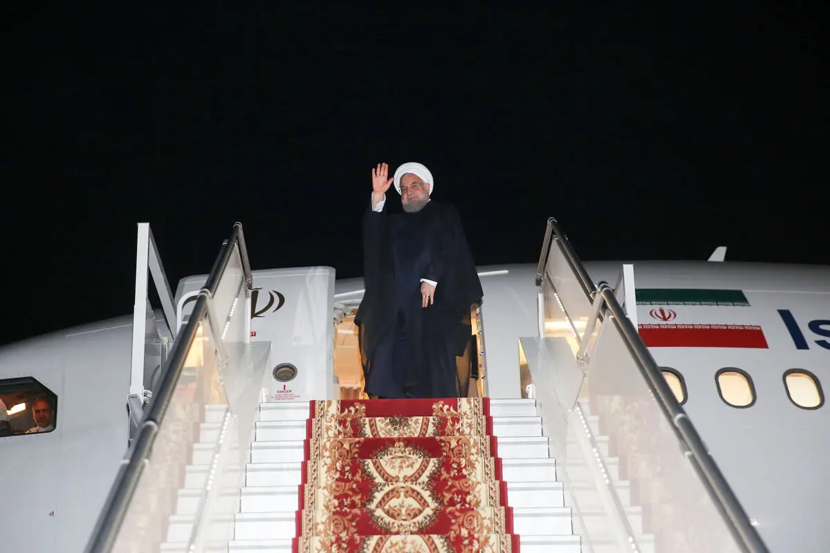 بازگشت روحانی به تهران