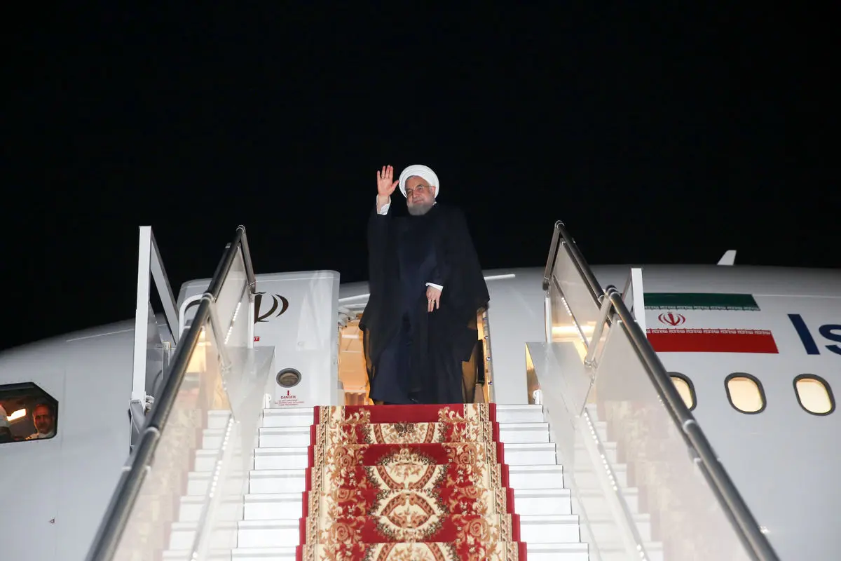 بازگشت روحانی به تهران