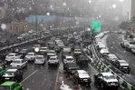 ترافیک صبحگاهی در تهران با بارش برف/ ترافیک افزایش می یابد