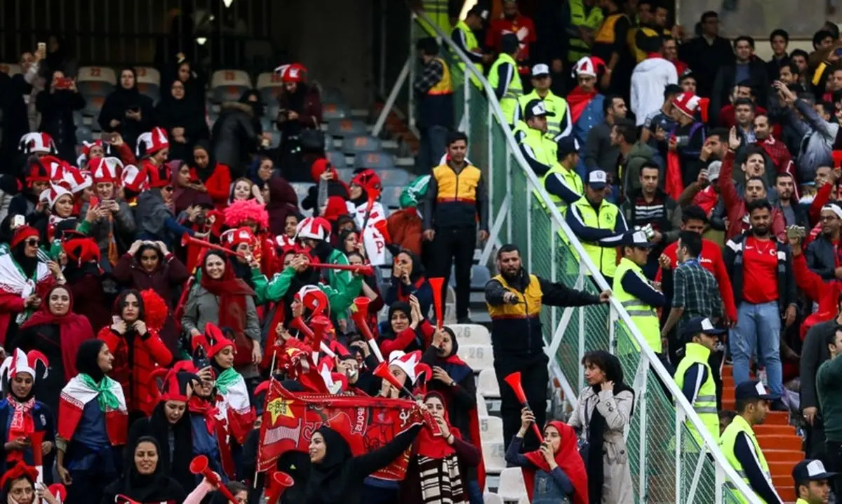 تعداد حضور هواداران خانم پرسپولیسی مقابل نفت مشخص شد
