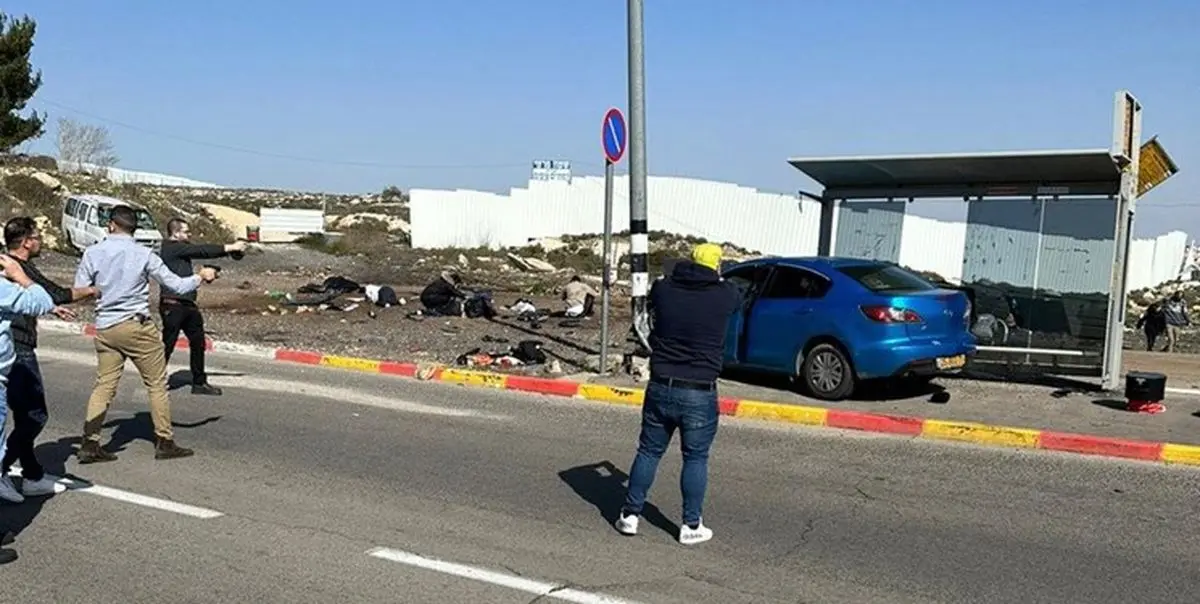  عملیات زیرگرفتن صهیونیست‌ها با خودرو در قدس اشغالی 