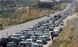 وضعیت ترافیکی جاده ها در روز دهم تعطیلات/ ترافیک در چالوس و هراز