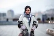 عکس کویری «الناز شاکردوست»  با چشمانی بسته