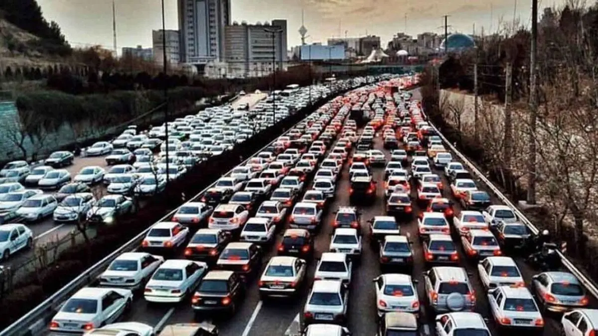 وضعیت ترافیکی معابر و بزرگراه‌های پایتخت 29 دی 1400