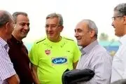 گرشاسبی به رختکن پرسپولیس رفت