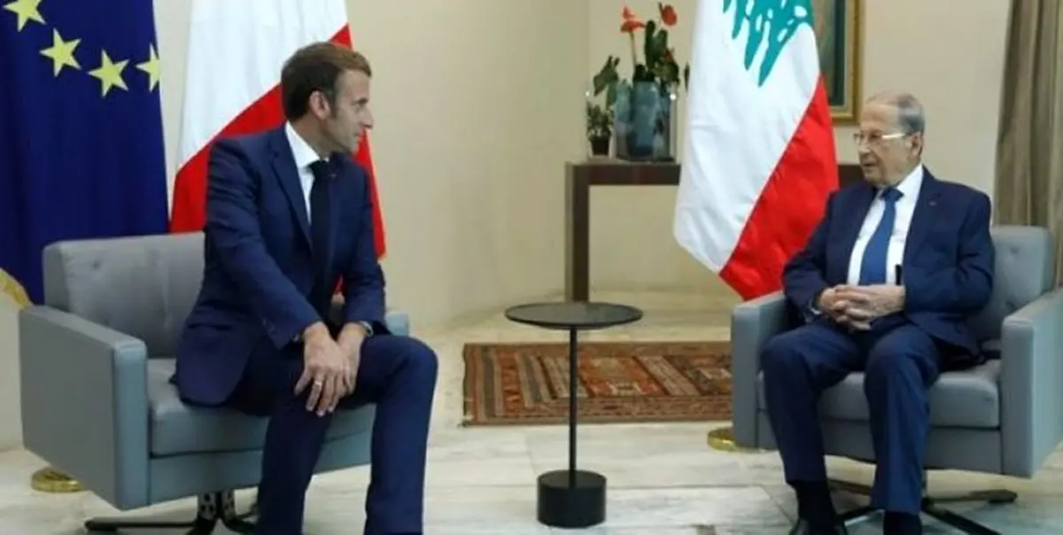 وکنش ماکرون به توافق ترسیم مرز دریایی لبنان با رژیم صهیونیستی