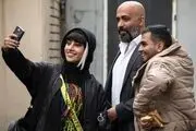 تیپ عجیب «ترلان پروانه» درکنار شرکت کننده «عصر جدید»/ عکس